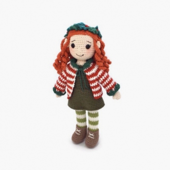 Holly the Elf Doll amigurumi pattern by Smiley Crochet Things