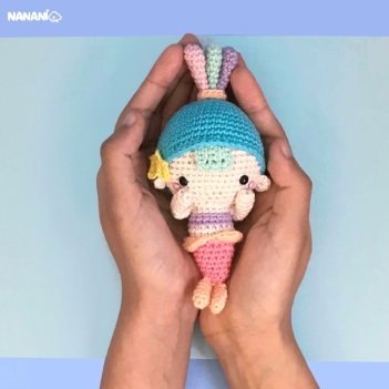 NERY the mermaid amigurumi pattern by Nanani