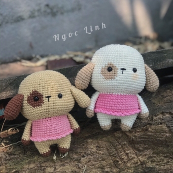 Mati-The little puppy amigurumi pattern by NgocLinh