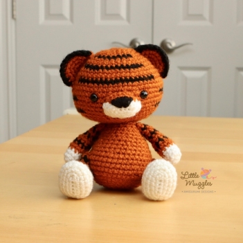 Toby the Tiger amigurumi pattern by Little Muggles