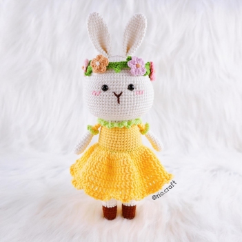 Joli the bunny amigurumi pattern by RiO Craft