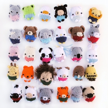 30 Amigurumi Animals amigurumi pattern by The Wandering Deer