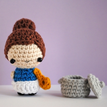 The Cook amigurumi pattern by The Wandering Deer