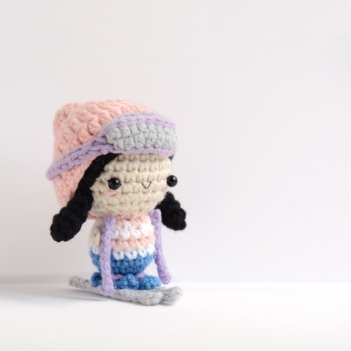 The Skier amigurumi pattern by The Wandering Deer