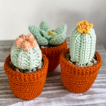 Succulent & Cacti Minis Bundle amigurumi pattern by Cloud 9 Knots