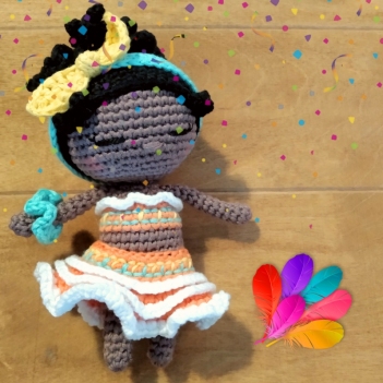 Stella from Gwada amigurumi pattern by Coco On The Rainbow