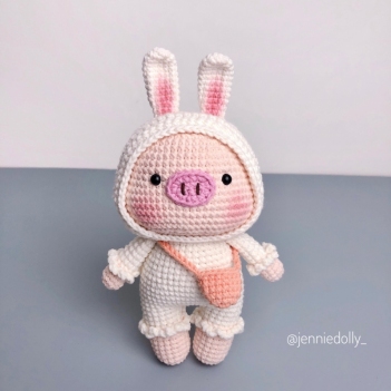 Gin The Bunny Pig amigurumi pattern by Jenniedolly