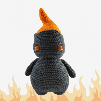 Fyr the element of Fire amigurumi pattern by Lise & Stitch