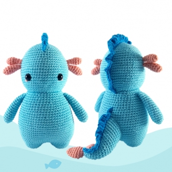 Marvin the element of Water amigurumi pattern by Lise & Stitch