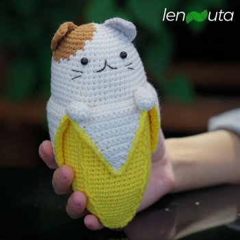 Banacat Cat Bananya amigurumi pattern by Lennutas