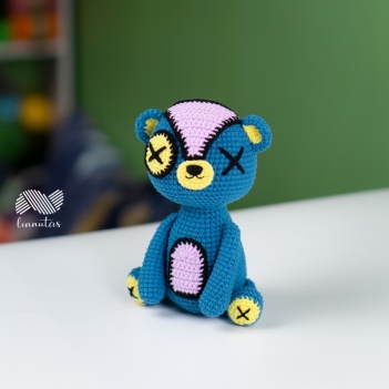 Creepy Bear amigurumi pattern by Lennutas