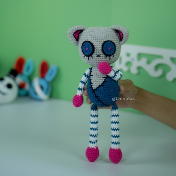 Creepy Cat 2 amigurumi pattern by Lennutas