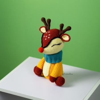 Cutie Reindeer Winter amigurumi pattern by Lennutas