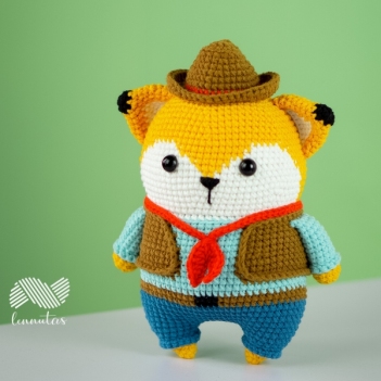 Fox the Cowboy amigurumi pattern by Lennutas