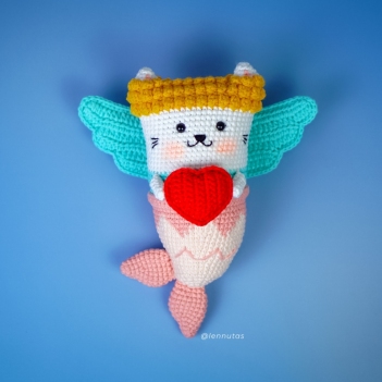 Mermaid Cat The Cupid amigurumi pattern by Lennutas