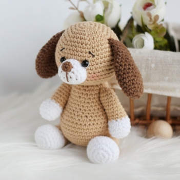 Billy the puppy amigurumi pattern by Knit.friends