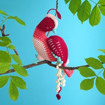 Sofia the Bird of Paradise  amigurumi pattern by Natura Crochet
