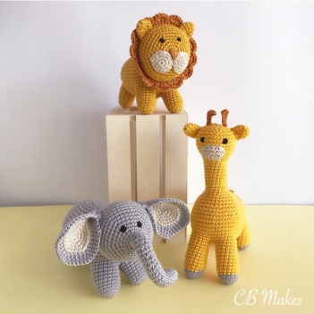 Safari Friends amigurumi pattern by C.B.Makes