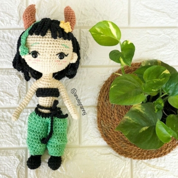 Zodiac Taurus Princess amigurumi pattern by Anvi's Granny