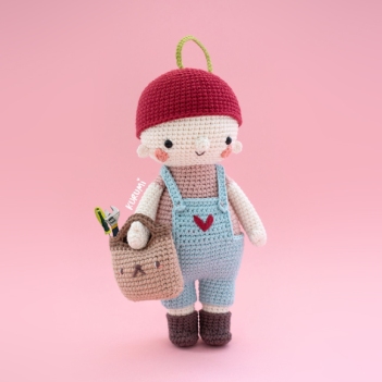 Kira, the cherry girl amigurumi pattern by Kurumi