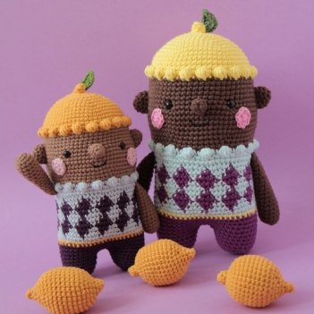 Lumi, the lemon child amigurumi pattern by Kurumi