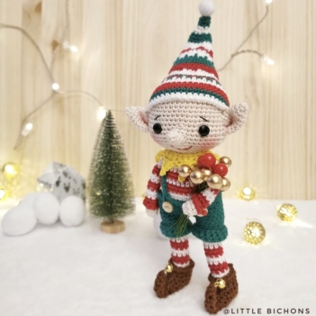 Zeno the elf amigurumi pattern by Little Bichons