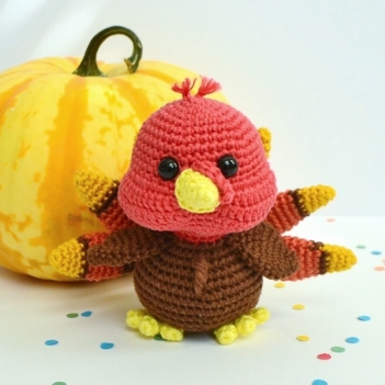 Don the turkey amigurumi pattern by LaCigogne