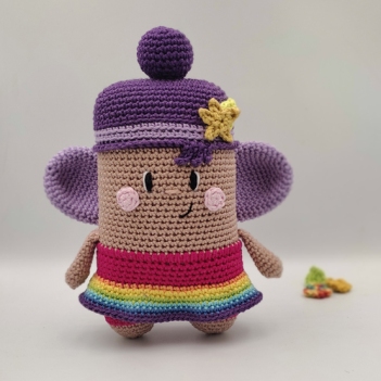 Aida the Rainbow Fairy amigurumi pattern by IwannaBeHara