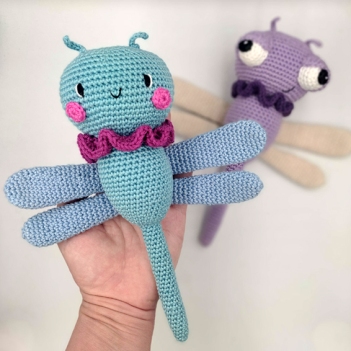 Lula the Dragonfly amigurumi pattern by IwannaBeHara