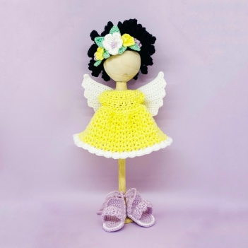 Angel Outfit amigurumi pattern by Fluffy Tummy