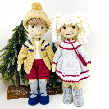 Kai and Gerda bundle amigurumi pattern by Fluffy Tummy