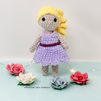 Ava amigurumi pattern by Whimsical Yarn Creations