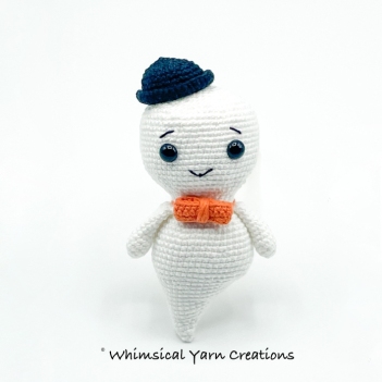 Marvin the Ghost amigurumi pattern by Whimsical Yarn Creations
