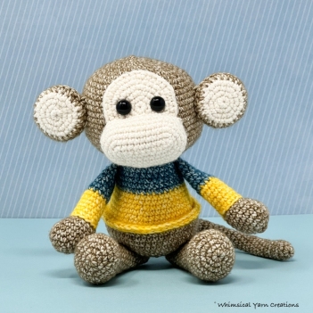 Peace Louie amigurumi pattern by Whimsical Yarn Creations