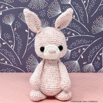 Poppy the Bunny amigurumi pattern by Whimsical Yarn Creations