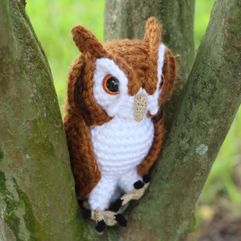 Screech the Owl amigurumi pattern by Critter-iffic Crochet