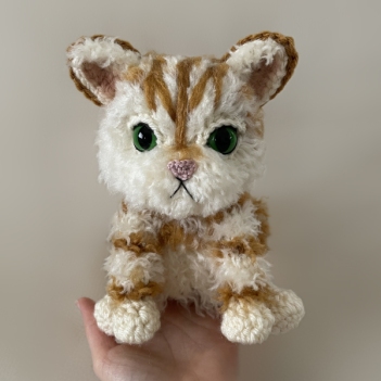 Scottish Straight Orange Kitten amigurumi pattern by CrochetThingsByB