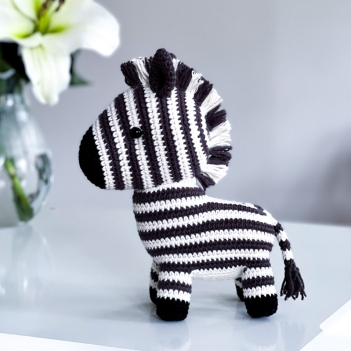 Raya the zebra amigurumi pattern by Handmade by Halime