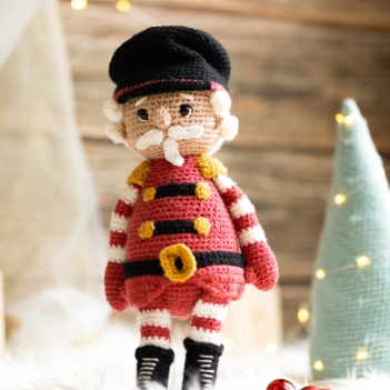 Victor the Nutcracker amigurumi pattern by Knotanotheryarn