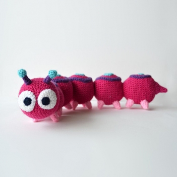 Absolom the Caterpillar amigurumi pattern by The Flying Dutchman Crochet Design