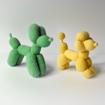 Balloon Dogs Set amigurumi pattern by The Flying Dutchman Crochet Design