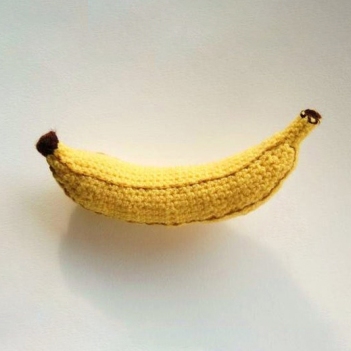 Banana amigurumi pattern by The Flying Dutchman Crochet Design