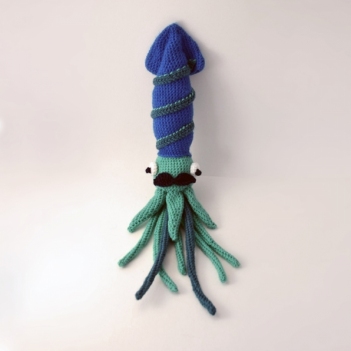 Billy the Squid amigurumi pattern by The Flying Dutchman Crochet Design