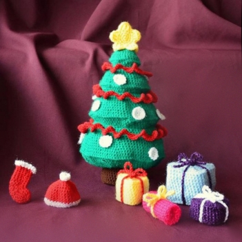 Christmas Tree Set amigurumi pattern by The Flying Dutchman Crochet Design