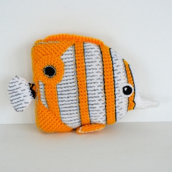 Copperplated Butterfly Fish amigurumi pattern by The Flying Dutchman Crochet Design