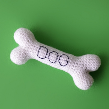 Dog Bone amigurumi pattern by The Flying Dutchman Crochet Design