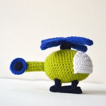 Helicopter amigurumi pattern by The Flying Dutchman Crochet Design