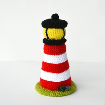 Lighthouse amigurumi pattern by The Flying Dutchman Crochet Design