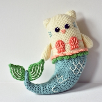 Mermaid Cat amigurumi pattern by The Flying Dutchman Crochet Design