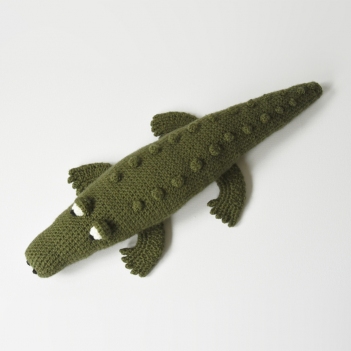 Mr. Crocodile amigurumi pattern by The Flying Dutchman Crochet Design